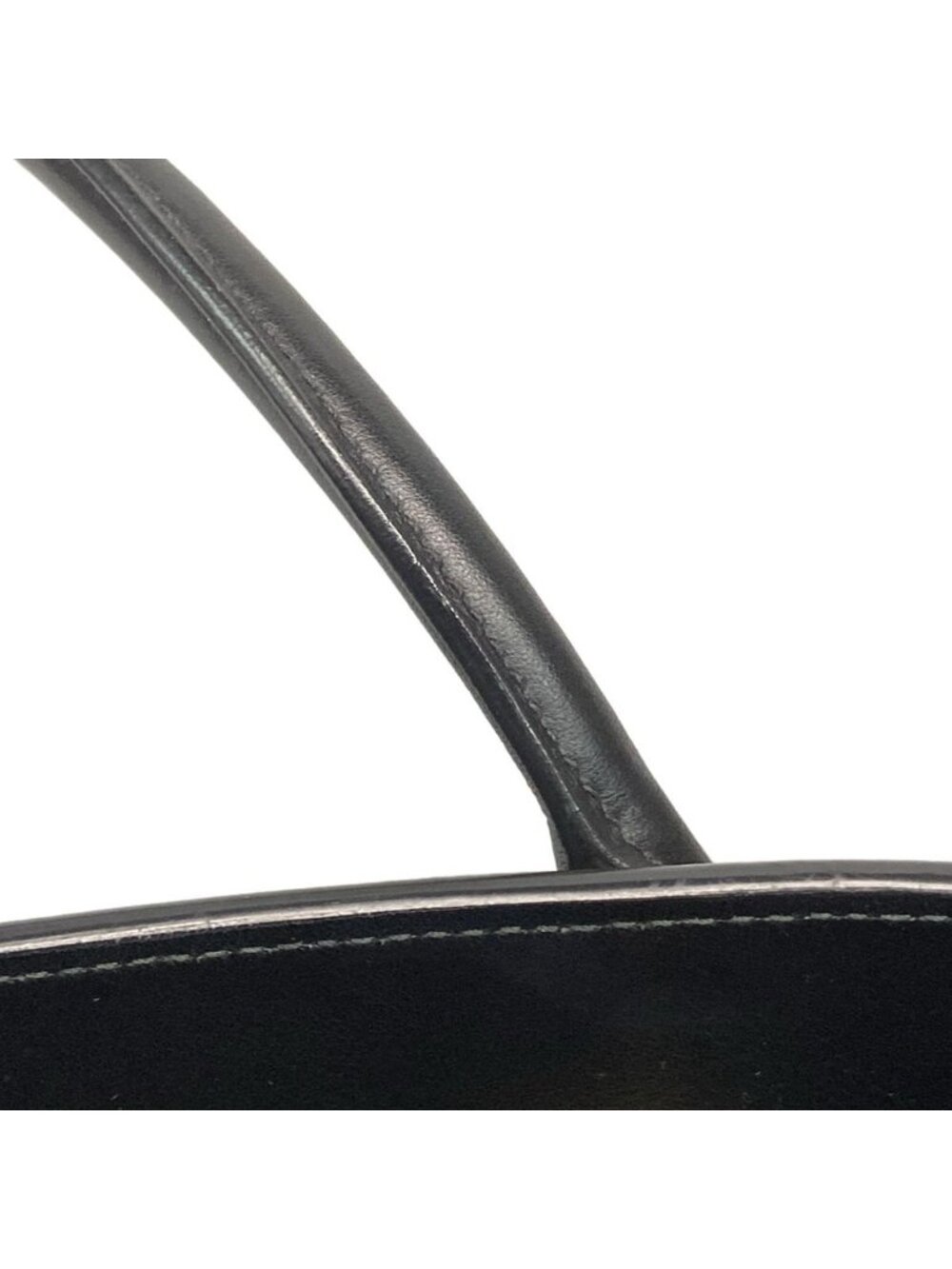 ★SOLD★ Prada Tote Monochrome Black Leather - Picture 11 of 15